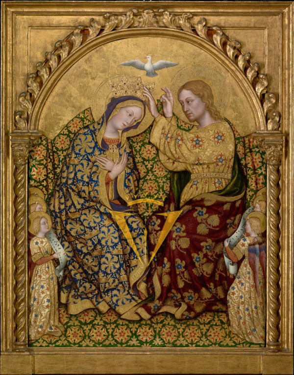 Coronation of the Virgin Mary by Gentile Fabriano, 1420