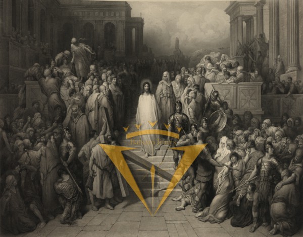 Christ Leaving the Praetorium, by West Benjamin, 1770