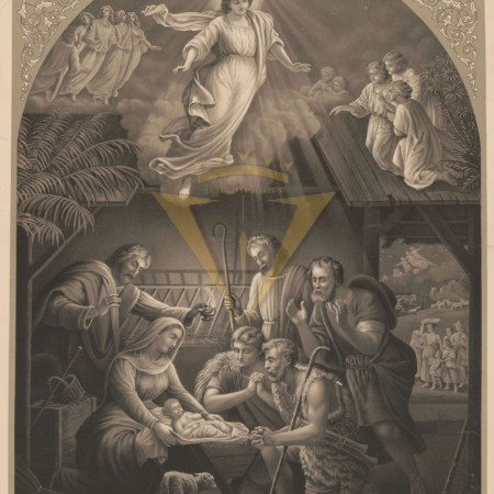 The Holy Night in Bethlehem by unknown artist, 1895