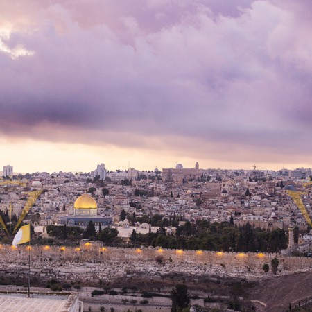 Panoramic of Jerusalem from Mt of Olives, by Joe Hani 2019