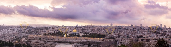 Panoramic of Jerusalem from Mt of Olives, by Joe Hani 2019