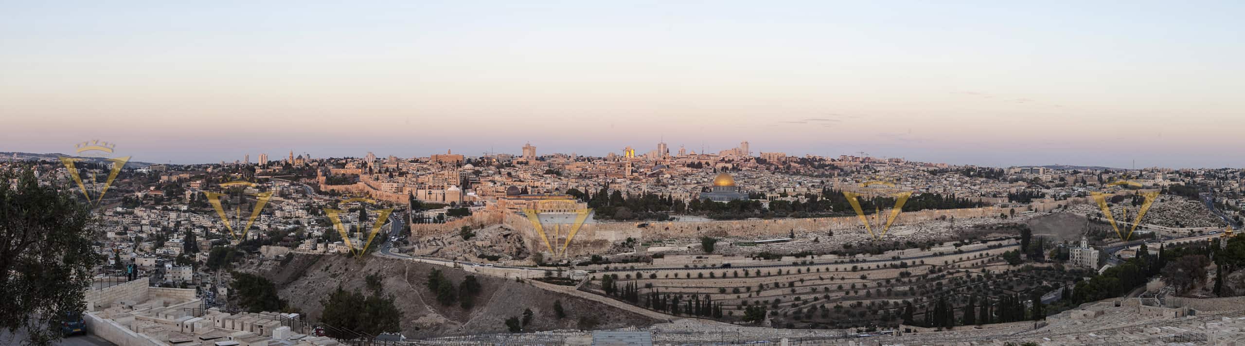 Panoramic of Jerusalem from Mt of Olives by Joe Hani 2018