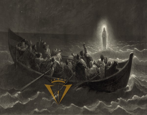 A Night on the Sea of Galilee, by Charles Francois, 1845