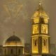 Jerusalem Photography - snow around redeemer tower