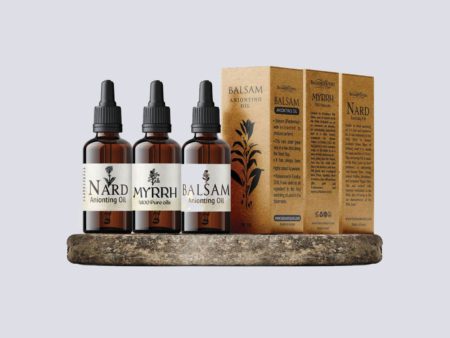 The Oil Trio: Balsm, Nard and Myrrh Biblical, Annointing & Healing Oils